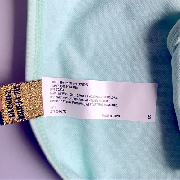 NEW 96 Degrees Bikini Swim Bottom Small Green Women’s - Picture 4 of 15